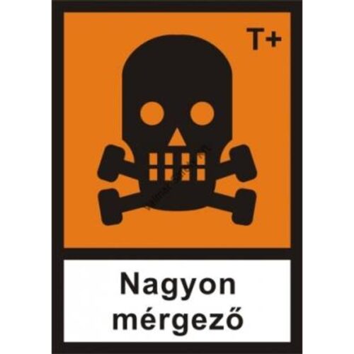 Nagyon mérgezo pvc 300x200mm