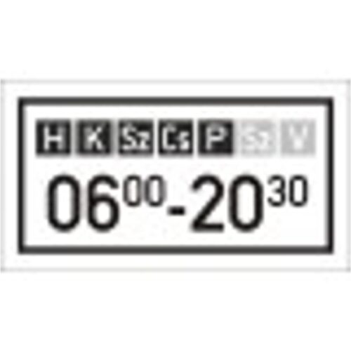 Nap és időszak - HIP fényvisszaverős szendvicslemez 600 mm