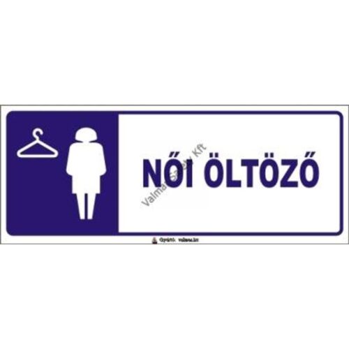 Noi öltözo pvc 250x100mm