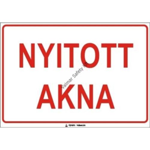 Nyitott akna(S) pvc 400x250mm