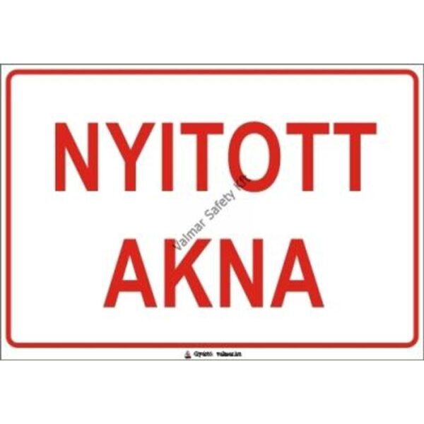 Nyitott akna(S) pvc 400x250mm