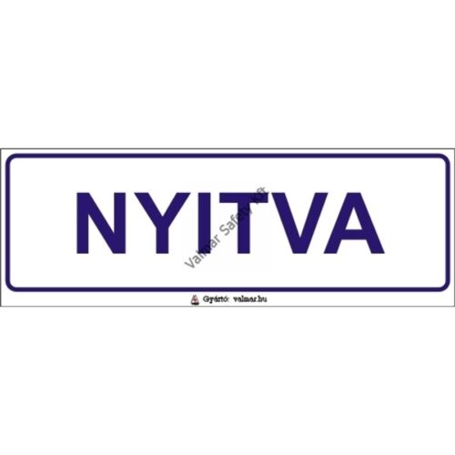 Nyitva pvc 200x70mm