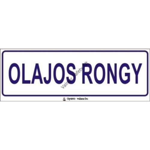 Olajos rongy pvc 200x70mm