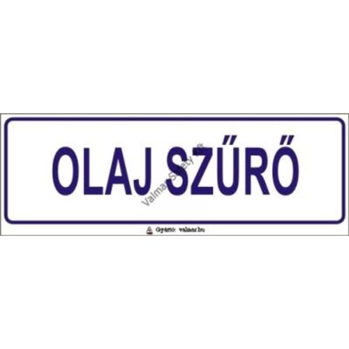 Olajszuro pvc 200x70mm
