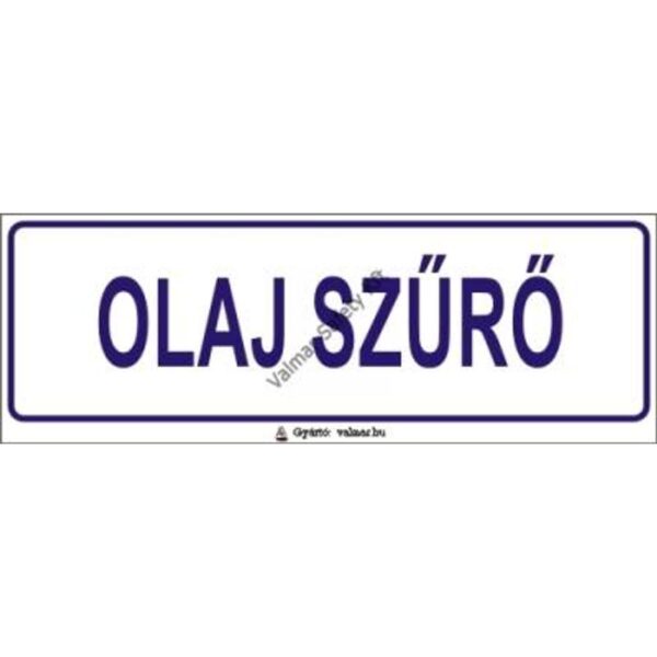 Olajszuro pvc 200x70mm