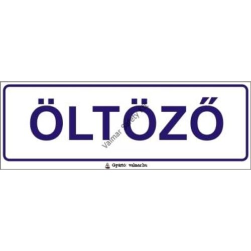 Öltözo pvc 200x70mm