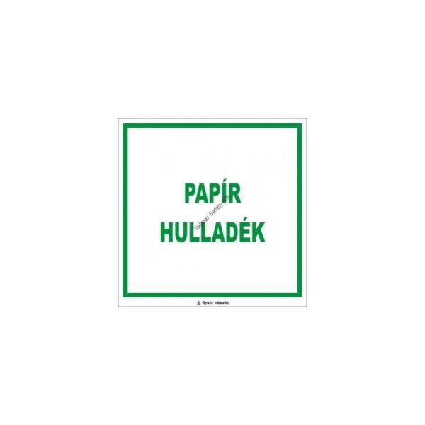 Papír hulladék pvc 200x200mm