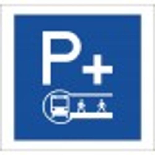 Parkolj és utazz! (metróval) - HIP fényvisszaverős szendvicslemez 600 mm
