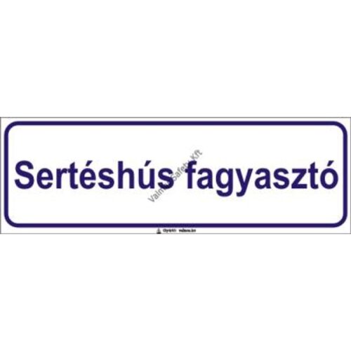 Sertéshús fagyasztó pvc 300x100mm