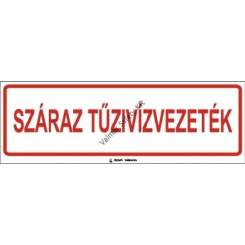 Száraz tuzivízvezeték pvc 300x100mm