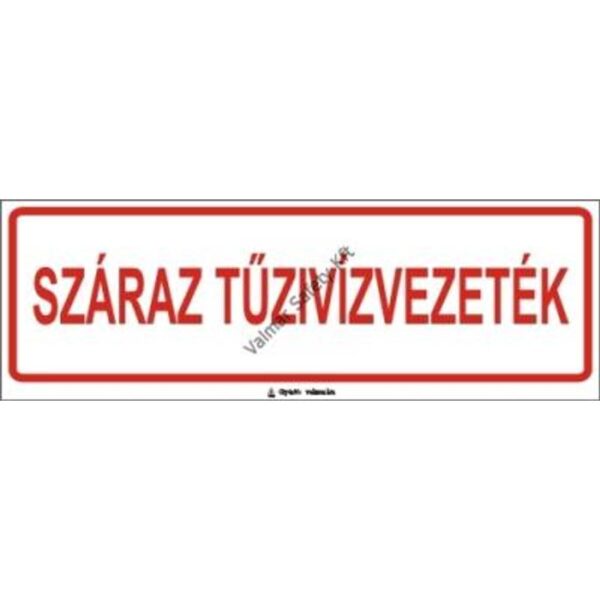 Száraz tuzivízvezeték pvc 300x100mm