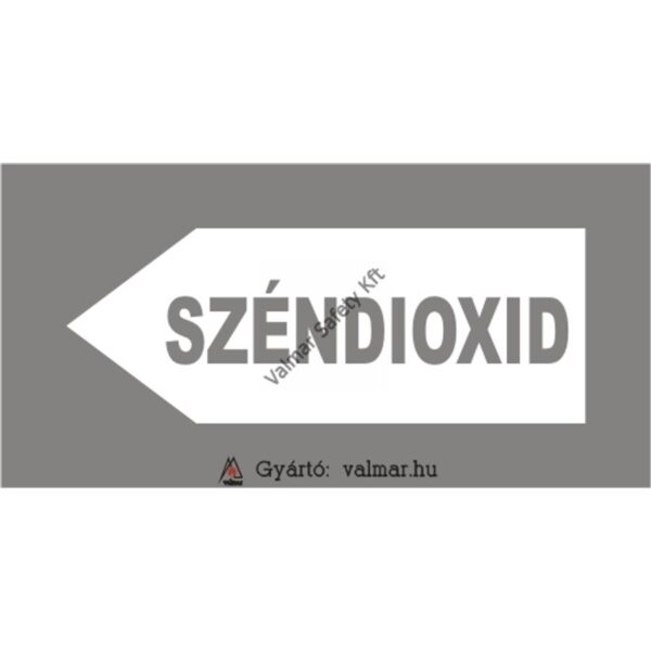 Széndioxid pvc 100x50mm