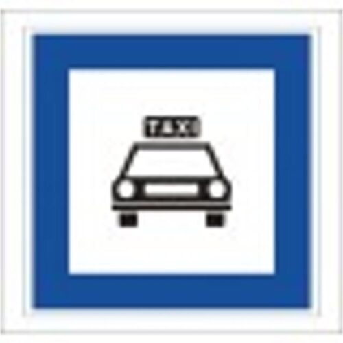 Taxiállomás - HIP fényvisszaverős szendvicslemez 600 mm