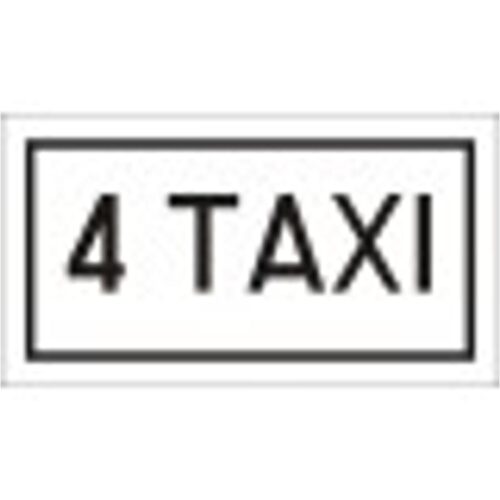 Taxik száma - HIP fényvisszaverős szendvicslemez 600 mm