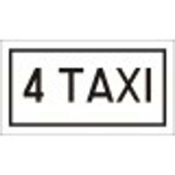 Taxik száma - HIP fényvisszaverős szendvicslemez 600 mm