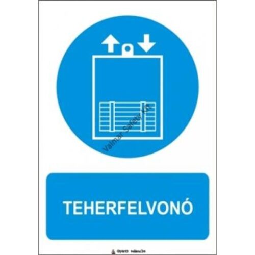 Teherfelvonó pvc 175x250mm