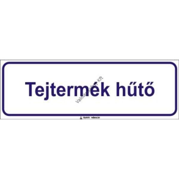 Tejtermék huto pvc 300x100mm