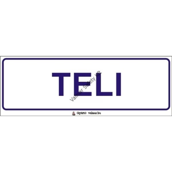 Teli pvc 200x70mm