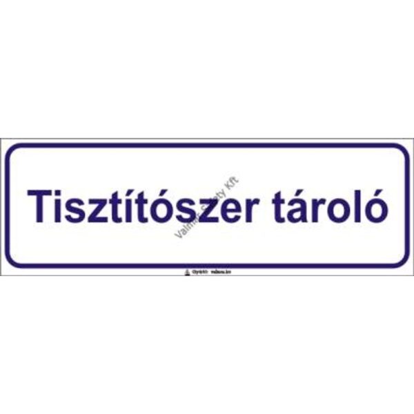 Tisztítószer tároló pvc 300x100mm