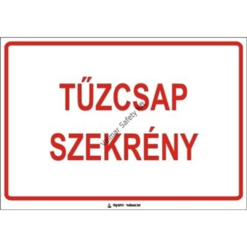 Tuzcsap szekrény pvc 175x250mm