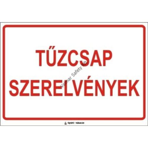 Tuzcsap szerelvények pvc 175x250mm