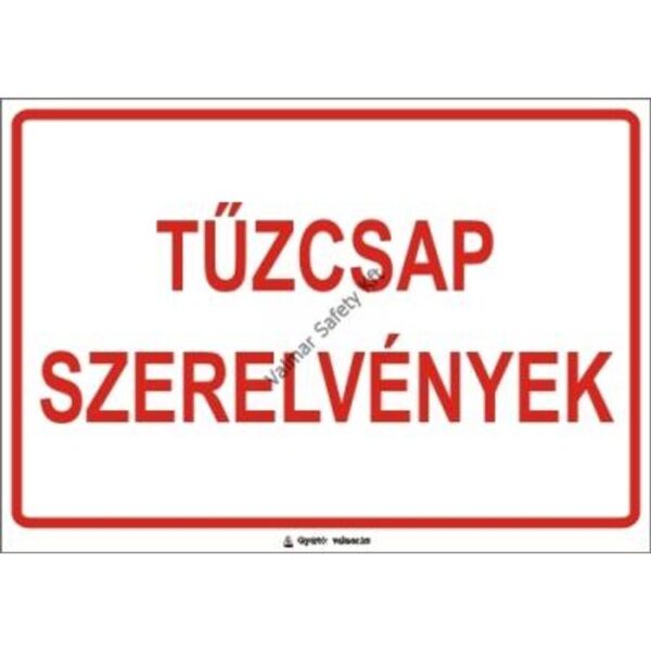 Tuzcsap szerelvények pvc 175x250mm