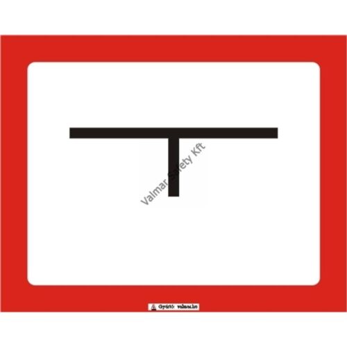 Tuzcsapjelzo pvc 250x200mm
