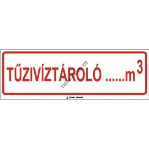 Tüzivíztároló? m3 pvc 300x100mm