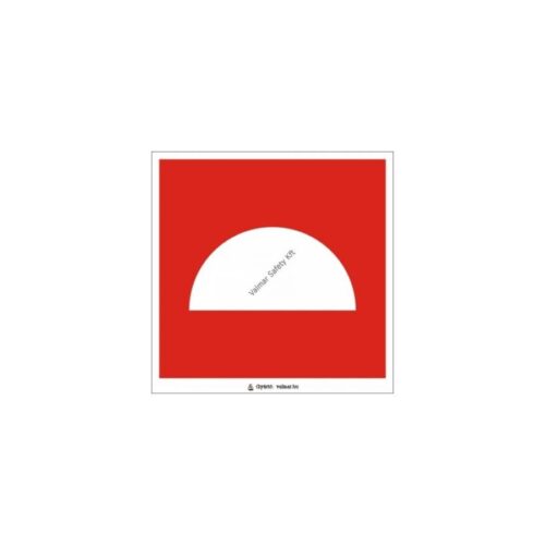 Tuzjelzo pvc 160x160mm