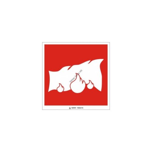 Tuzoltó takaró pvc 160x160mm