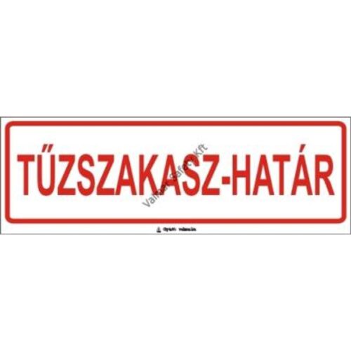 Tuzszakasz-határ pvc 300x100mm