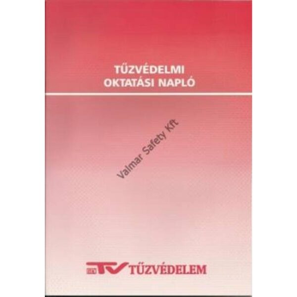 Tűzvédelmi oktatási napló