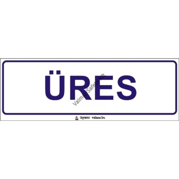 Üres pvc 200x70mm