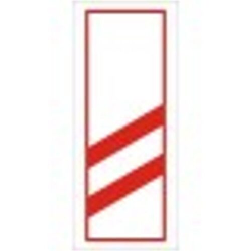 Vasúti átjáró előjelző (2 sávos