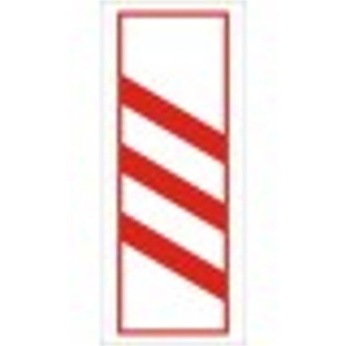 Vasúti átjáró előjelző (3 sávos