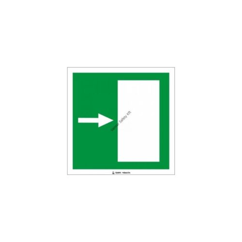 Vészkijárat jobbra pvc 200x200mm