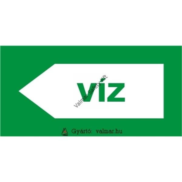 Víz pvc 100x50mm