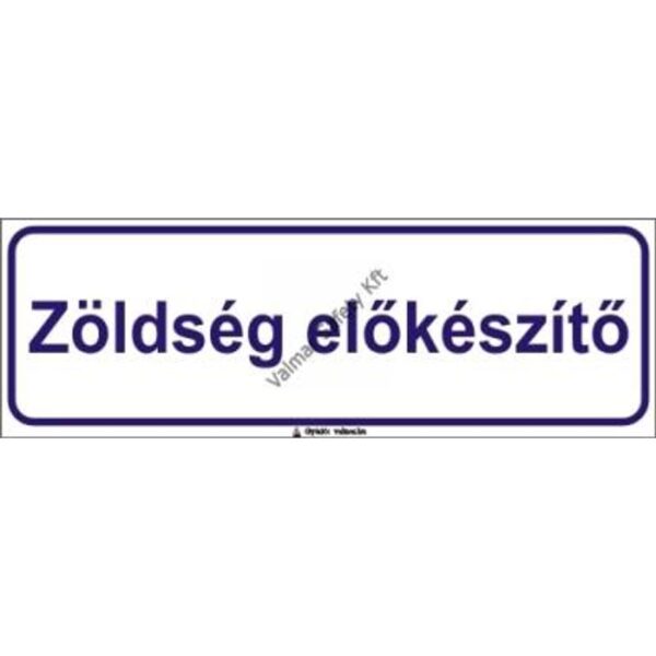 Zöldség elokészíto pvc 300x100mm