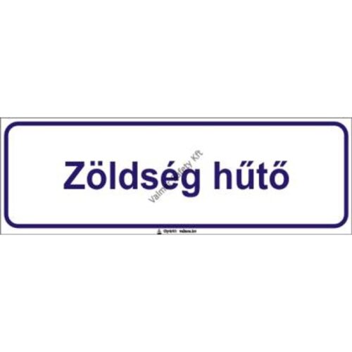 Zöldség huto pvc 300x100mm