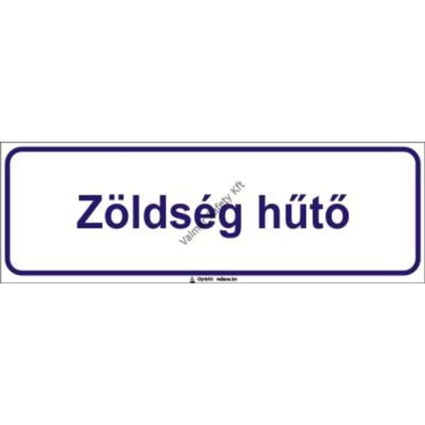 Zöldség huto pvc 300x100mm