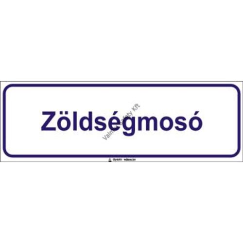 Zöldségmosó pvc 300x100mm