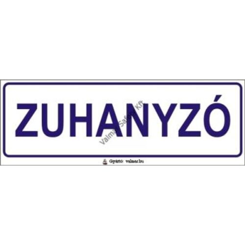 Zuhanyzó pvc 200x70mm